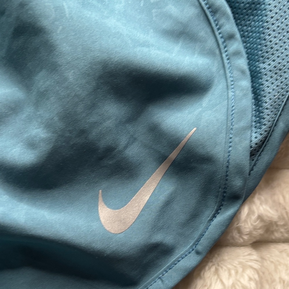 Nike Blue Athletic Shorts - Picture 2 of 4